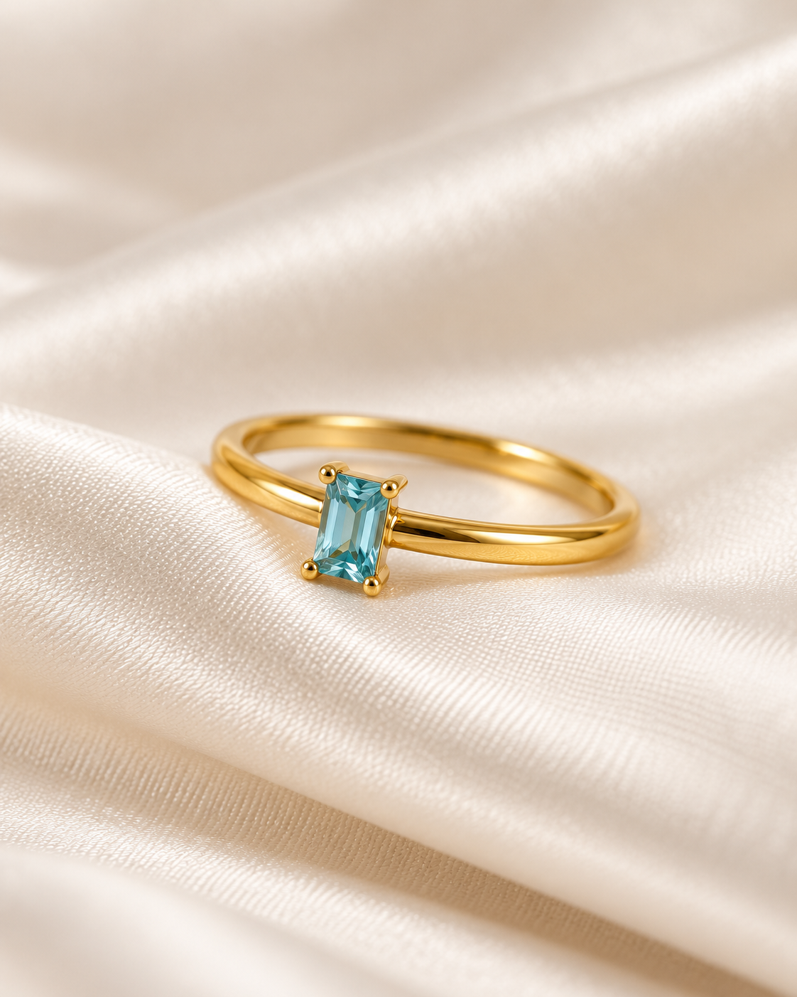 Anel Cristal Azul